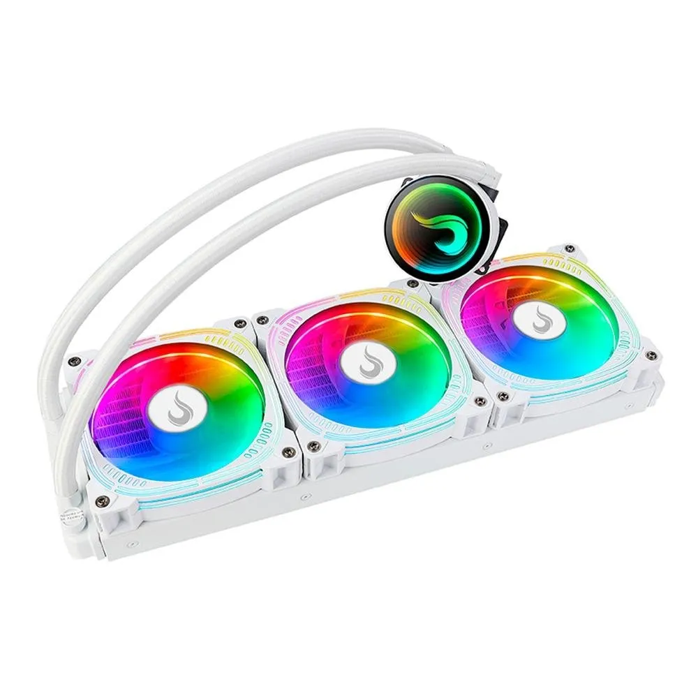 Water Cooler Rise Mode Aura Frost Pro, ARGB, 360mm, AMD/Intel, Branco - RM-WCF-07-ARGB