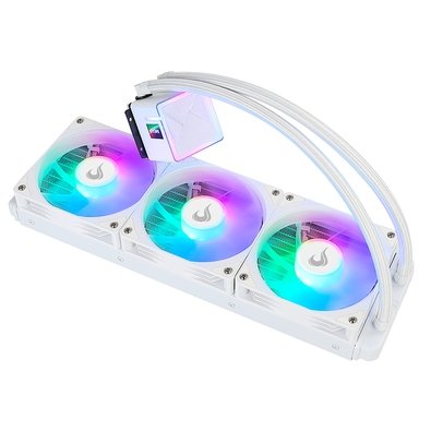 Water Cooler Gamer Rise Mode Frost, ARGB Rainbow, 360mm, AMD e Intel, Branco - RM-WCF-04-RBW
