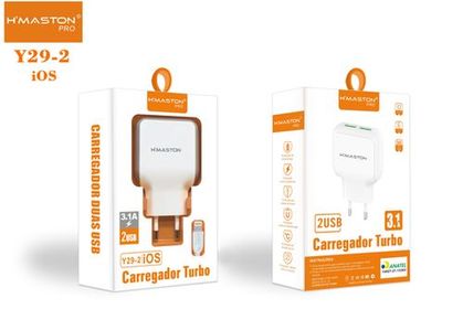 CARREGADOR HMASTON TOMADA IPHONE 3.1 Y29-2