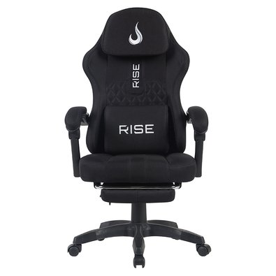 Cadeira Gamer Rise Mode Z11, Ângulo Ajustável, Tecido, Preto - RM-CG-Z11-BK