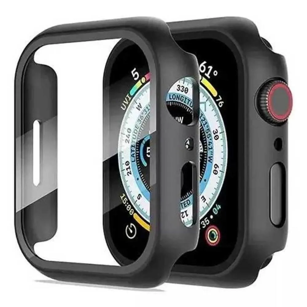 Kit Capa Bumper + Película Compativel Apple Watch Series 4 40mm