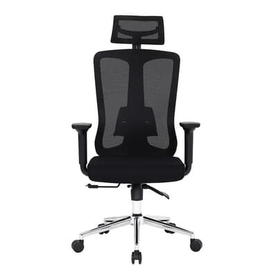 Cadeira de Escritório Ergonômica DT3 Maya, Até 120kg, Descanso de Braço 2D, Cilindro Classe 4, Preto - 11732-4