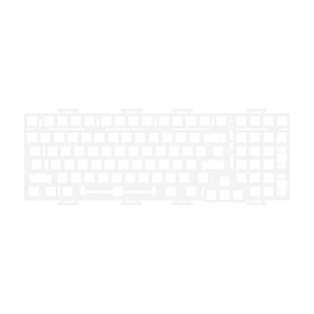 Plate Para Teclado Monsgeek Branco, M1 Pom - 6975351381259