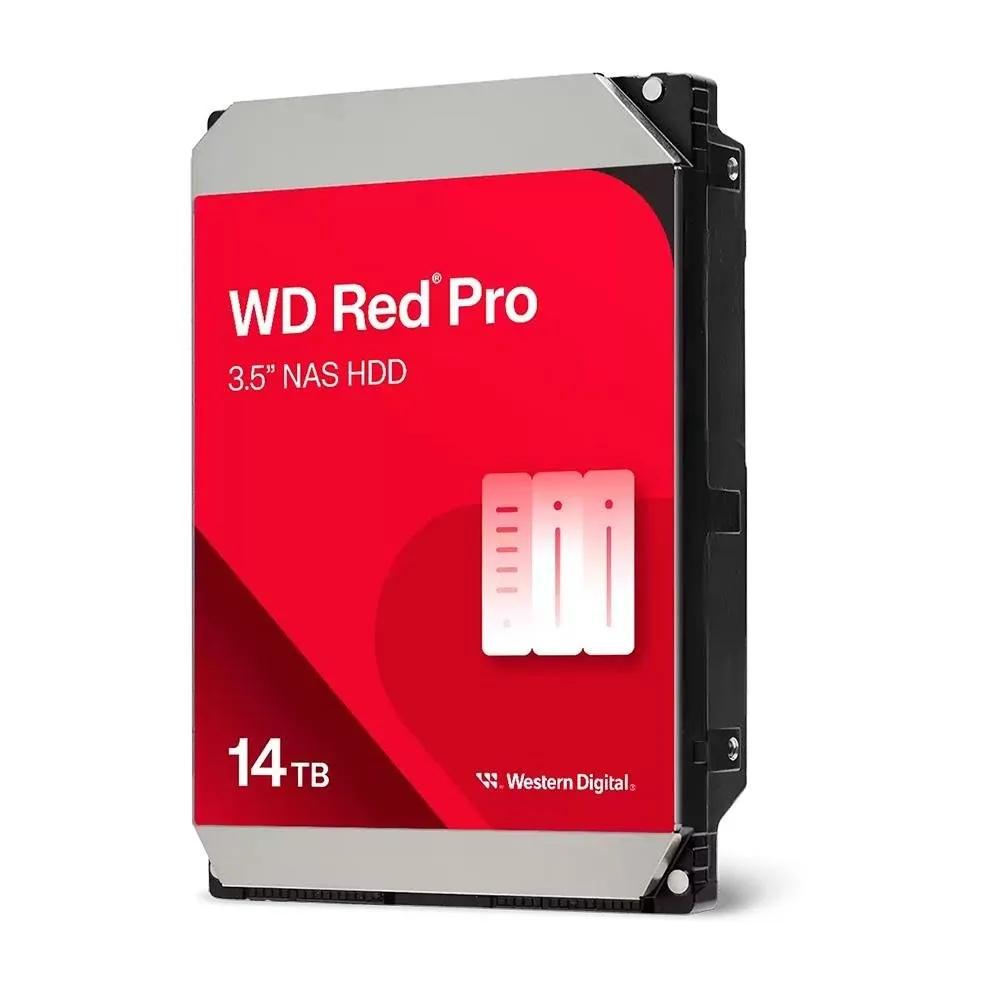 HD WD Red Pro, NAS, 14TB, 3.5', Cache 512MB, 7200RPM, SATA - WD142KFGX