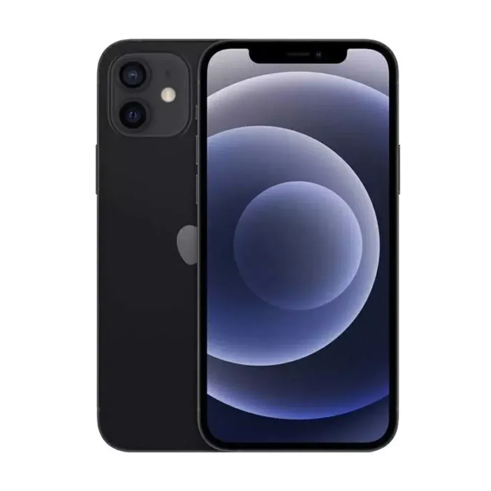 Usado: Iphone 12 128 Gb Preto - Excelente