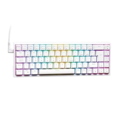 Teclado Mecânico Gamer GAMING TG700, Branco, 65% e ABNT2, RGB, Switch Gateron Red - KGTG700BRVR
