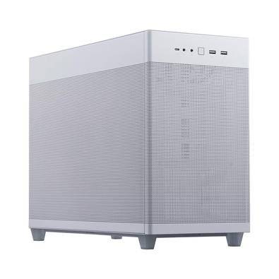 Gabinete Asus Prime AP201 Mesh, Mini Tower, Micro-ATX, Branco - 90DC00G3-B30000