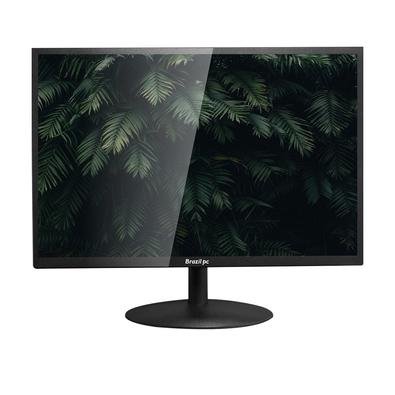 "Monitor Brazil PC 19"", HD, 60Hz, 5ms, VA, HDMI e VGA, Ajuste de Ângulo, Preto - BPC-19WE02-B"