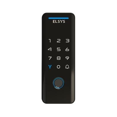Fechadura Digital de Sobrepor ELSYS, Bluetooth, Com Biometria, Preto - ESF-DS4100V