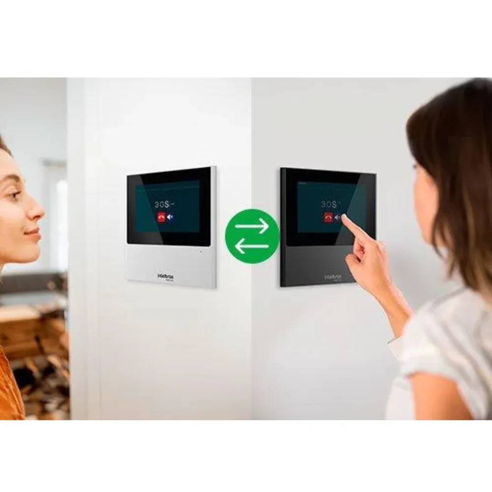 Terminal Interno Video Porteiro Ip Tvip 2210 Pt