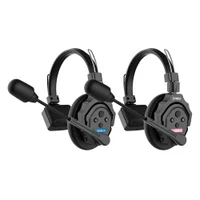 Fone De Ouvido Sem Fio Synco X2 P/intercomunicação Preto