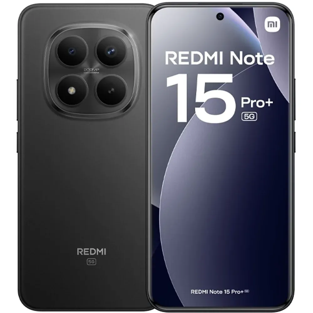 "Celular Xiaomi Redmi Note 15 Pro+ 5g Nfc Dual Sim 512gb 12gb Ram De 6.83"" 200+8mp 32mp - Preto (global)"