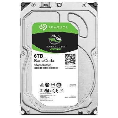 HD Interno Seagate Barracuda,  6TB, 3.5', SATA - ST6000DM003