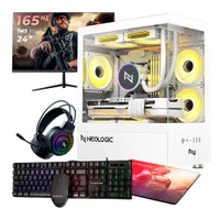 PC Gamer Completo Ryzen 5 5600gt, 16gb 3200mhz, (radeon Vega 7 Integrado), A520m Dx, SSD 240GB, 500w 80 Plus, 3 Fans RGB, Neologic - Nli89089