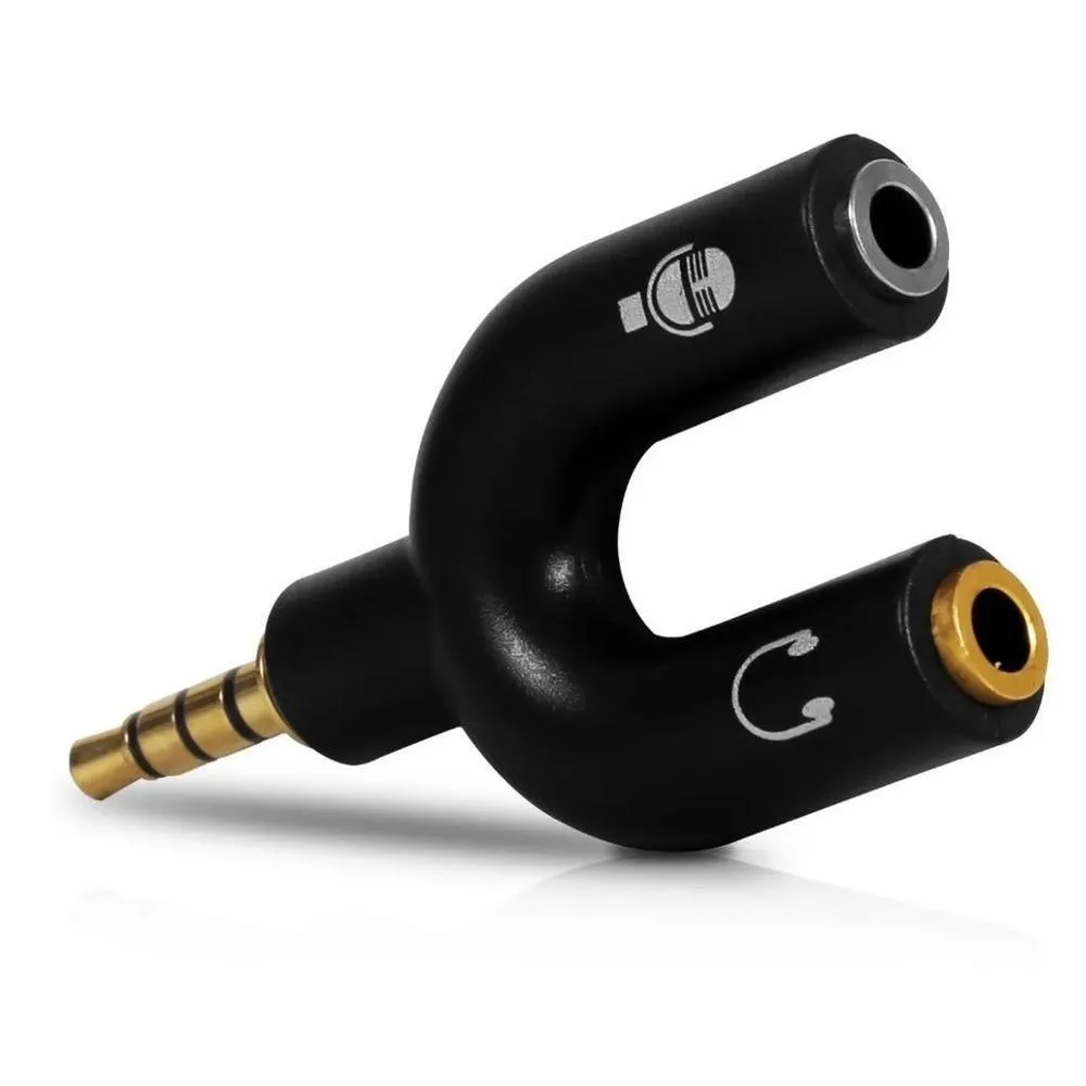 Adaptador P2 X P3 Lelong, Headset, Fone, Microfone E Console