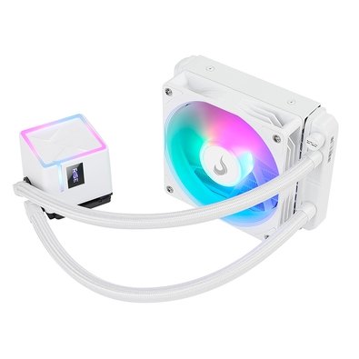 Water Cooler Gamer Rise Mode Frost, ARGB Rainbow, 120mm, AMD e Intel, Branco - RM-WCZ-01-RBW