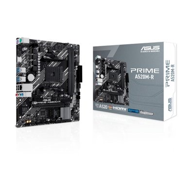 Placa-Mãe ASUS PRIME A520M-R, AMD AM4, mATX, DDR4, Preto - 90MB1H60-M0EAY0