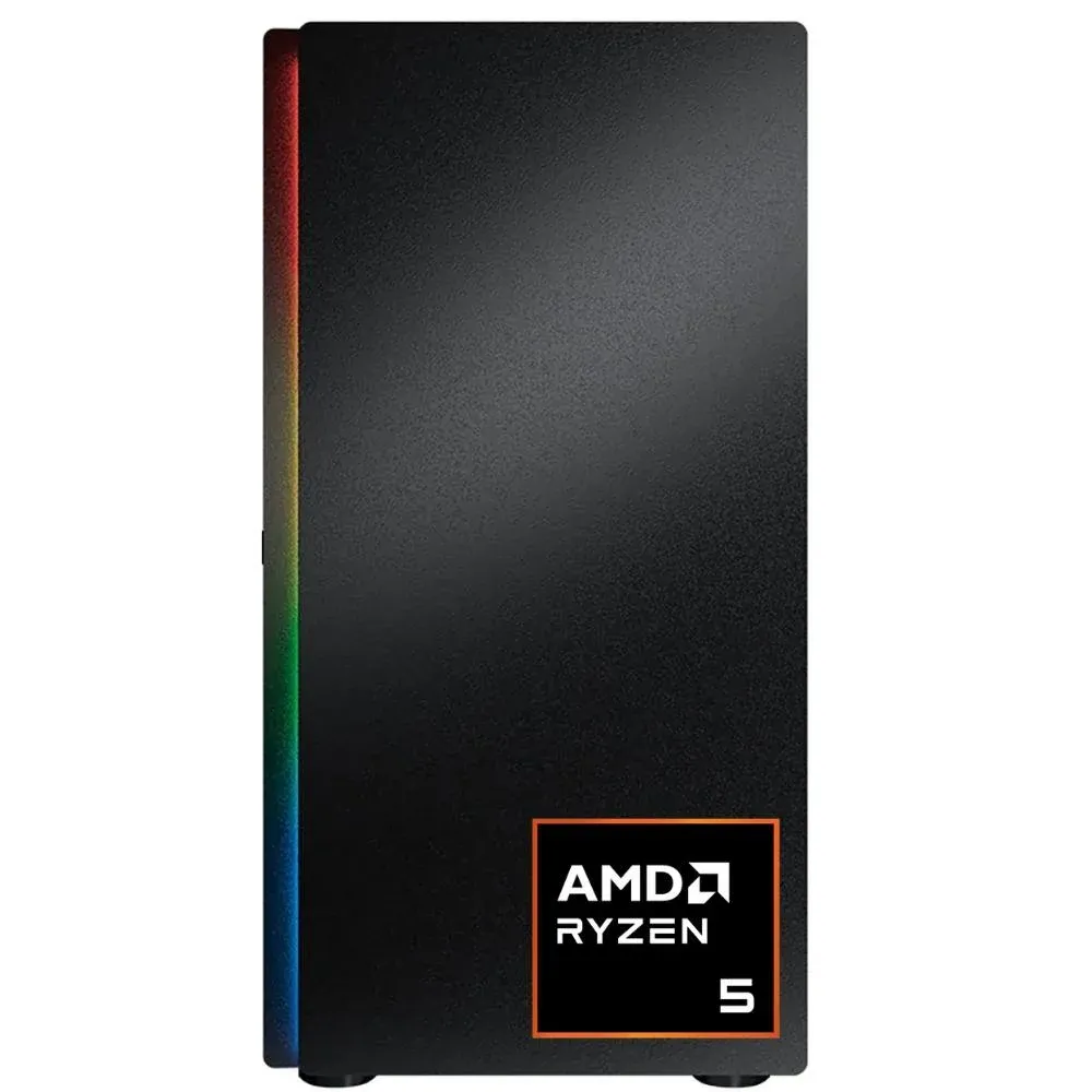 PC Gamer Balão.info RGB AMD Ryzen 5 4600G, Gráficos Radeon VEGA 7, 8GB DDR4, SSD 256GB, Fonte 500W SGX-0050A