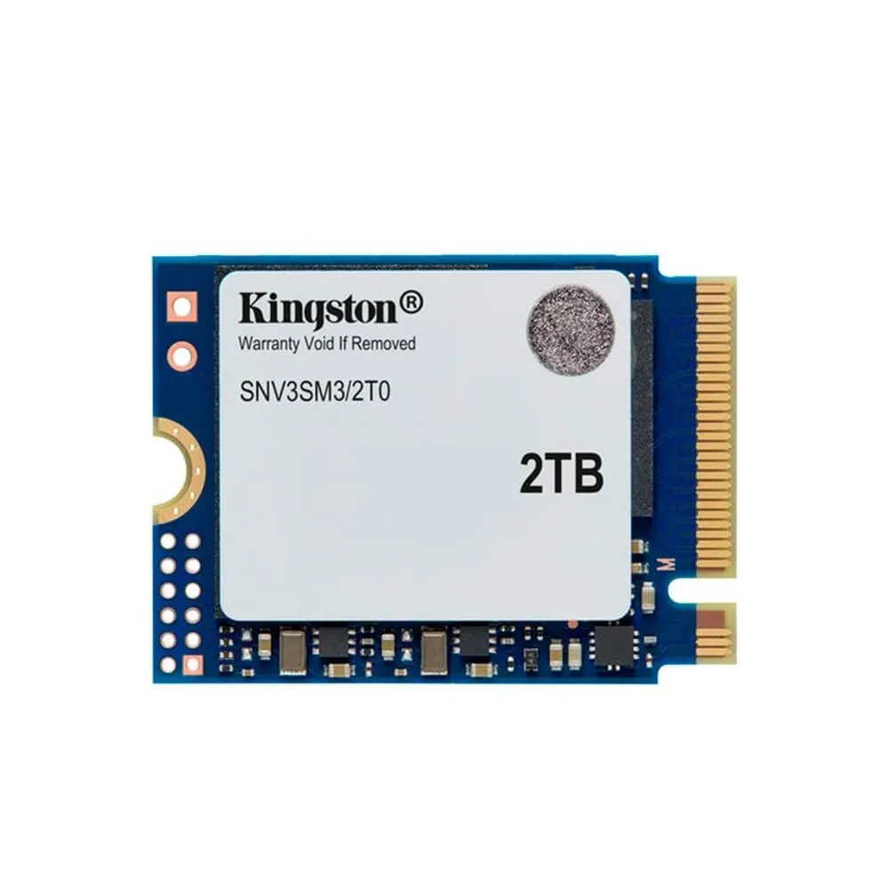 SSD Kingston PCIe NV3, 2TB, NVMe, Leitura 6000MB/s, Gravação 5000MB/s - SNV3SM3/2T0