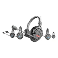 Fone De Ouvido Sem Fio Synco X5 P/intercomunicação Preto