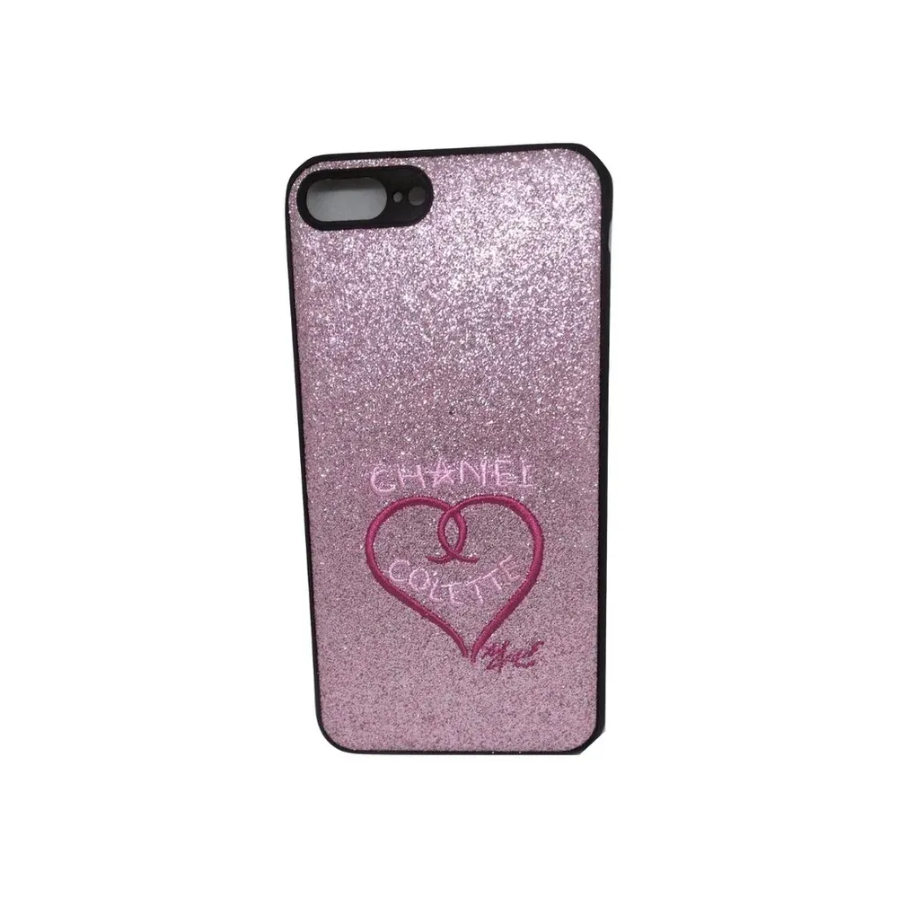 Capa Case Capinha  Iphone 7 E 8 Plus Coracao Bordado