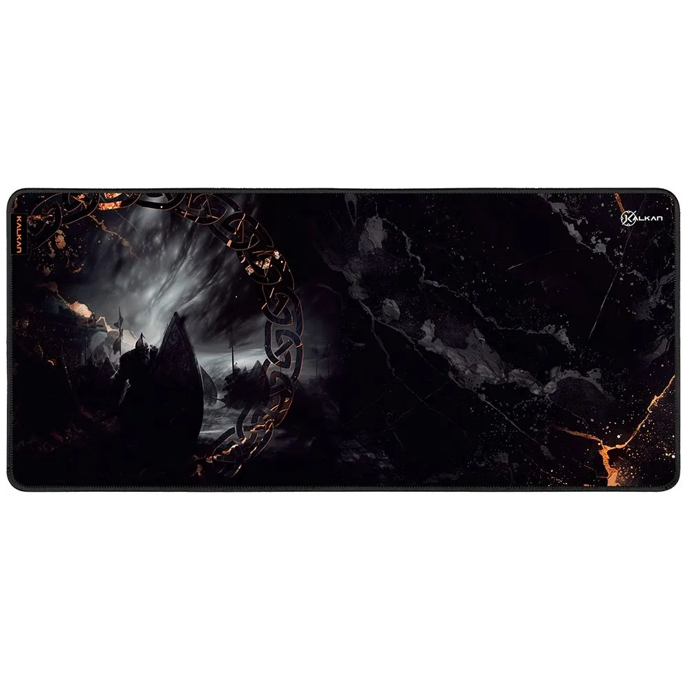 Mousepad Gamer Kalkan Ember Extended, Speed, 900x400x4mm, Tecido, Preto - KLK00062