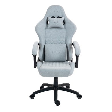 Cadeira Gamer Husky Tempest 700, Até 145kg, Almofadas, Reclinável 150º, Tecido, Descanso para Pés, Cinza - HCG700CZT
