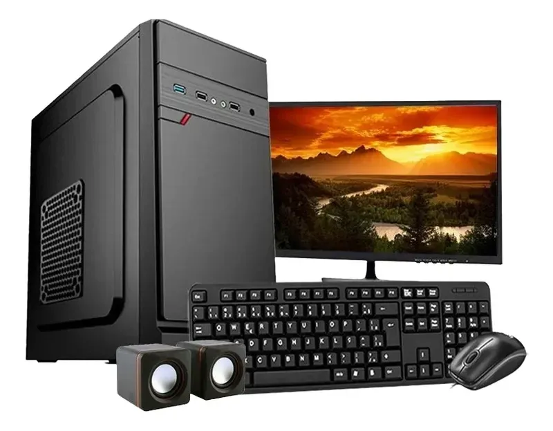 "Computador Gamer/escritório i7 4ª Geração | 16gb + SSD 480GB | Monitor 19"" | Kit Completo - WINDOWS11"