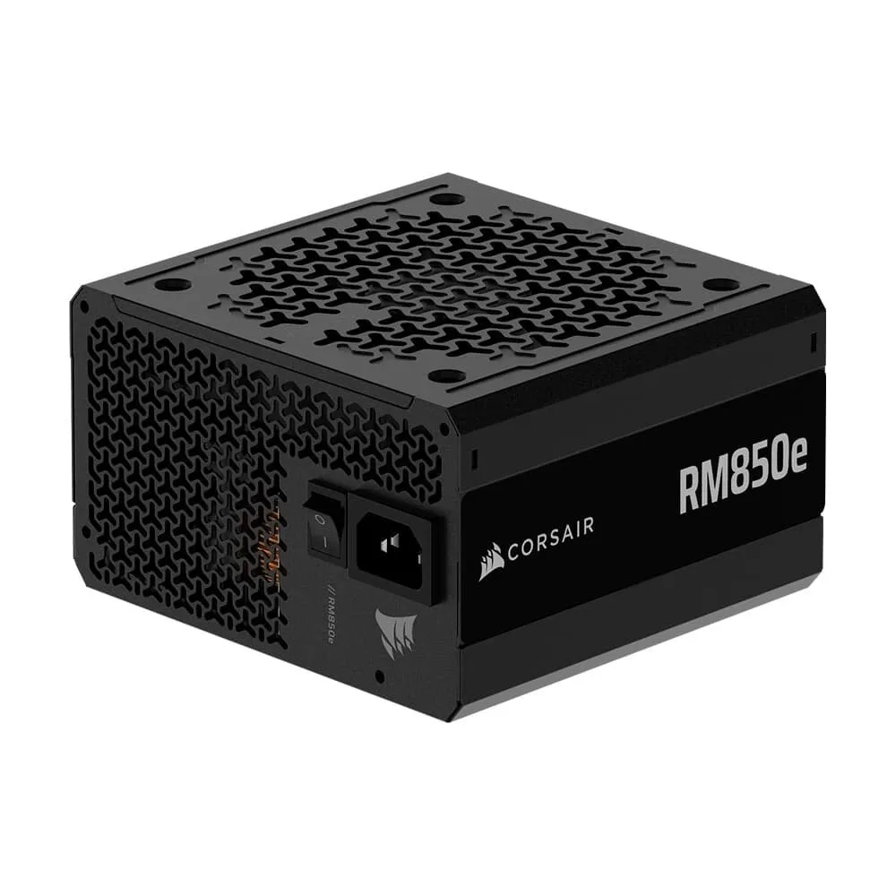 Fonte Corsair RM850e RMe Series 2025, 850W, ATX 3.1, PCIe 5.1, Cybenetics GOLD Certified, Full Modular, Preto - CP-9020296-BR