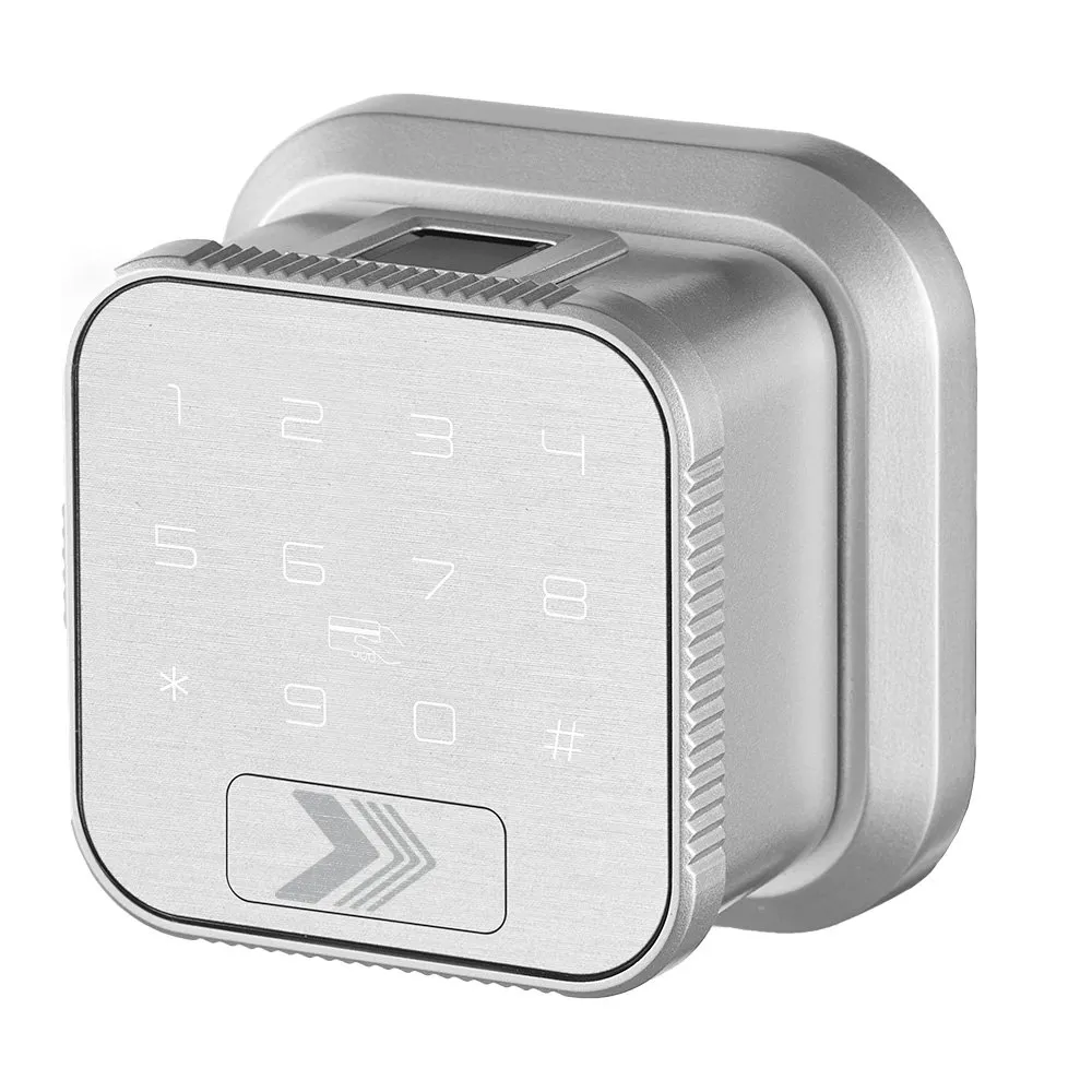 Fechadura Digital Balão.info! smart Simple Access, Biometria, 100 Digitais, Conexão com APP, Cinza - KSFD200CZ