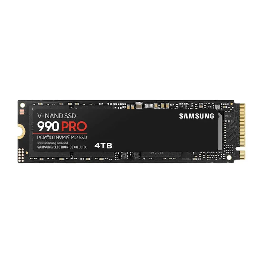 SSD Samsung 990 Pro 4TB Nvme M.2 2280 - Mz-v9p4t0b/am