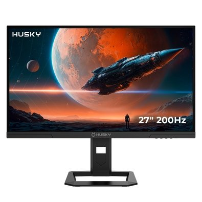 "Monitor Gamer Husky Boreal 27"", QHD, 200Hz, 1ms, IPS, Adaptive Sync, DisplayPort e HDMI, HDR400 - HMG00827PT"