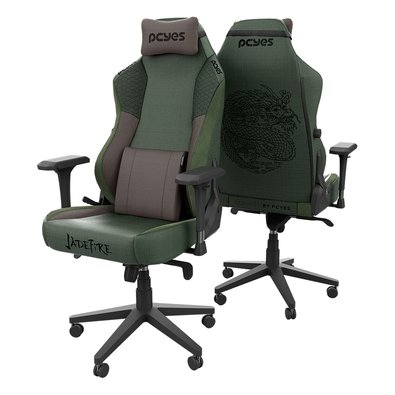 Cadeira Gamer Pcyes Jade Fire Ultimate, Até 150Kg, Verde e Preto - Pcgu-Jf