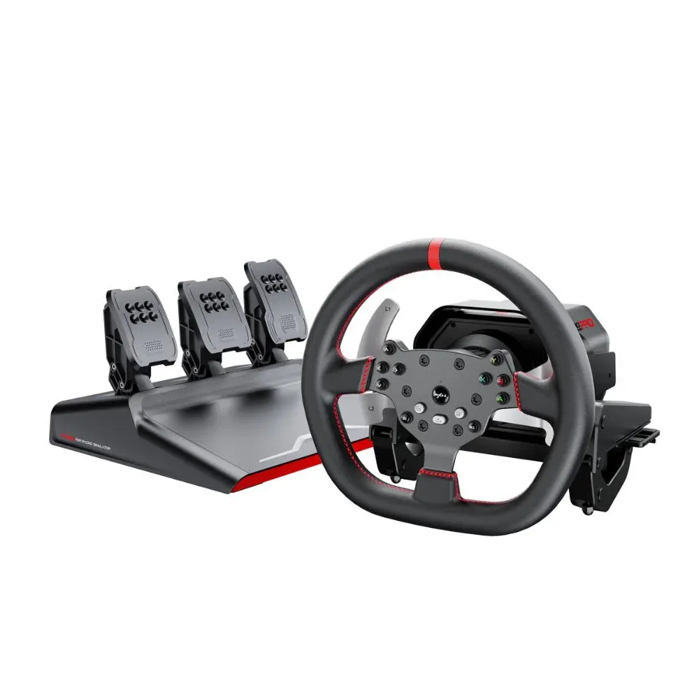 Volante Gamer Pxn V10pro Torque 3.2nm  Direct Drive Pedais Hall-effect 17 Botões Programáveis