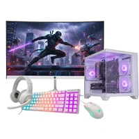 "Computador Gamer Intel Core I9 11ª Geração 32gb Ram SSD 480GB RTX 2060 Tela 23"" Curva Gabinete Aquário RGB - Branco"