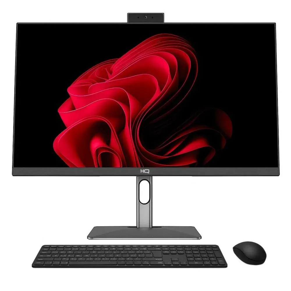 "Computador All In One 24"", Intel Core i5 12400 12ª Geração, 16gb Ddr4, SSD 512gb, Webcam, Wifi, Bluetooth, Hq Silver Aihqp-005"