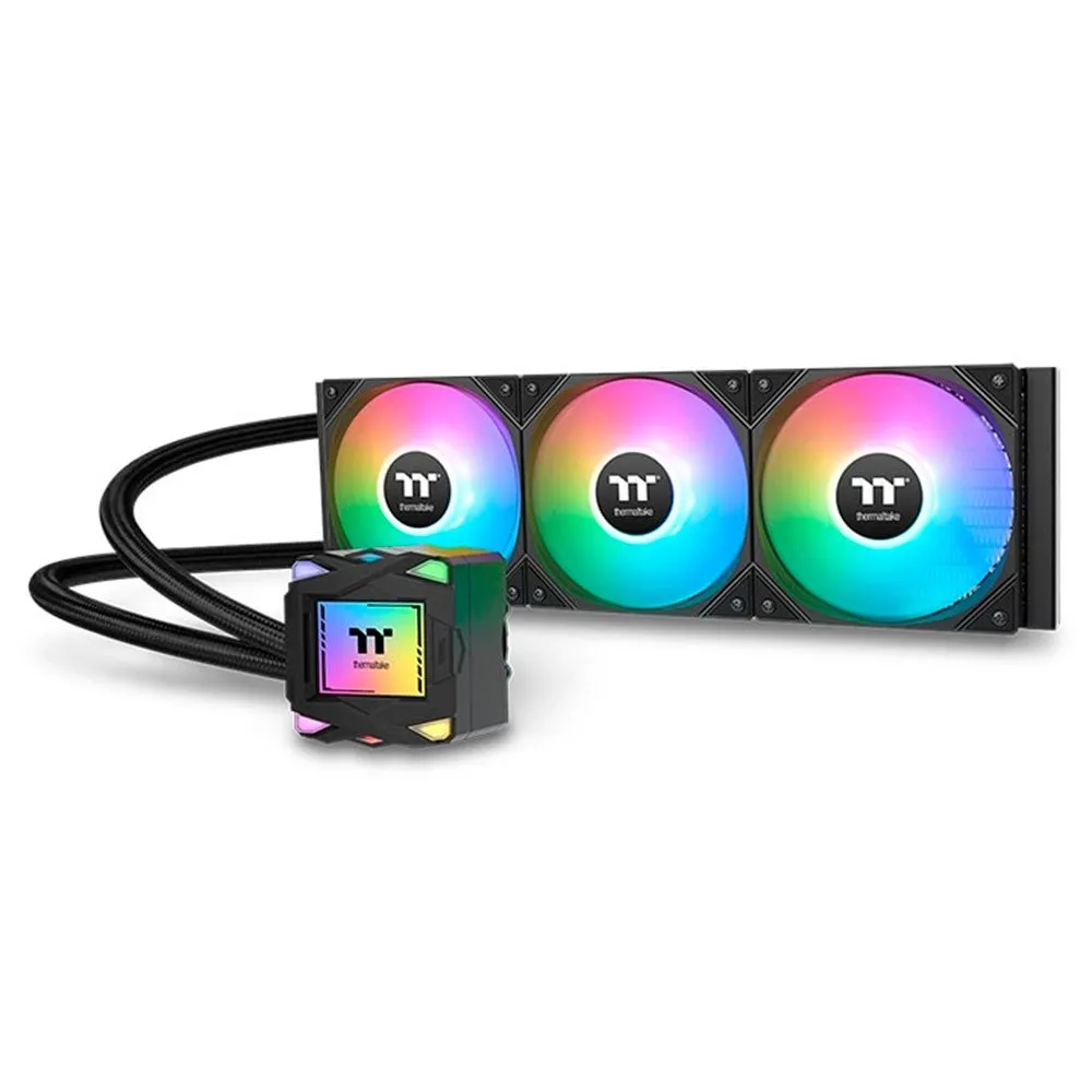 Water Cooler Thermaltake LA 360 ARGB Sync Edition, ARGB, 360mm, Multiplataforma AMD e Intel, Preto - CL-W459-PL12SW-A