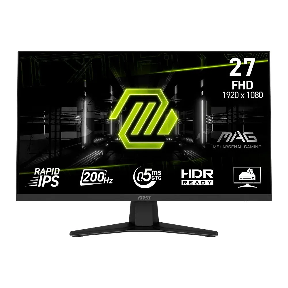 "Monitor Gamer MSI MAG 27"", Full HD, 200Hz, 0.5ms, Rapid IPS, Adaptive-Sync, HDR Ready, Preto - MAG 274F"