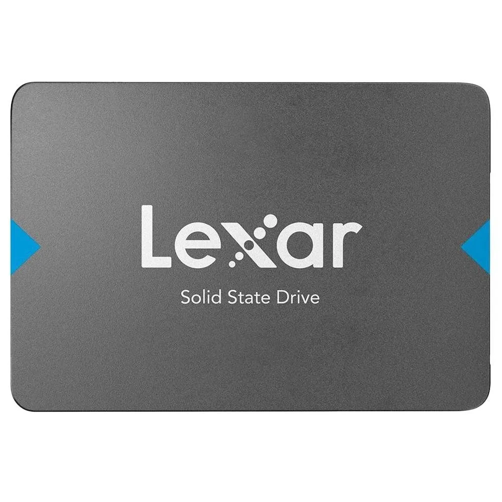 "SSD Lexar NQ100, SATA, 240GB, 2.5"", Leitura: 550MB/s, Gravação: 445MB/s, Cinza - LNQ100X240G-RNNNG"
