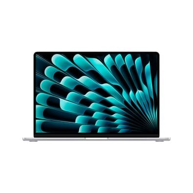 "MacBook Air Apple 15"" Chip M4, CPU 10 Núcleos, GPU 10 Núcleos, Neural Engine 16 Núcleos, 16GB RAM, SSD 512GB, Prateado - MW1H3BZ/A"