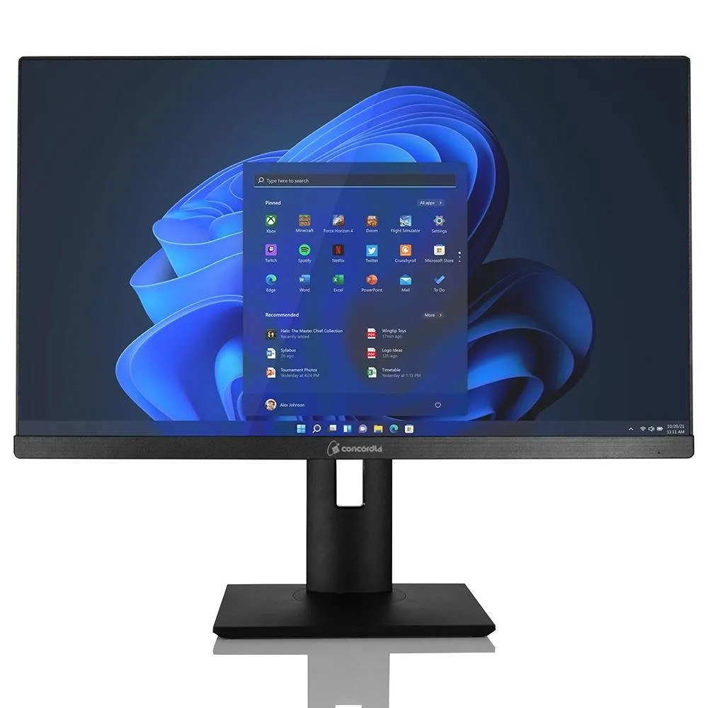 "Computador All In One Concórdia Core I3 10100 8GB SSD 256gb 23.8""full Hd Webcam Wifi"
