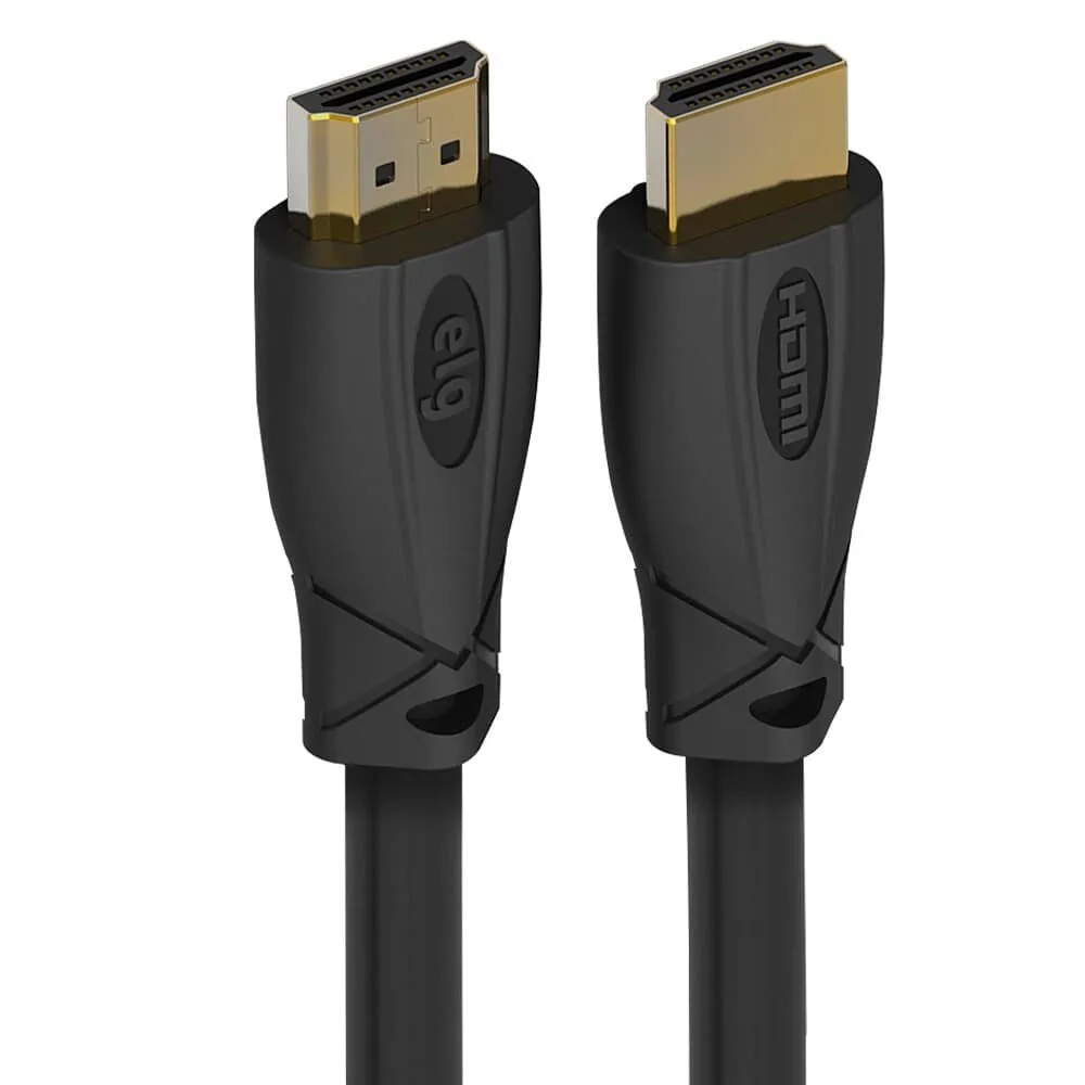Cabo HDMI 2.0 4K Ultra HD ELG, 2.5 Metros, 3D Ready, Preto - HD4K25