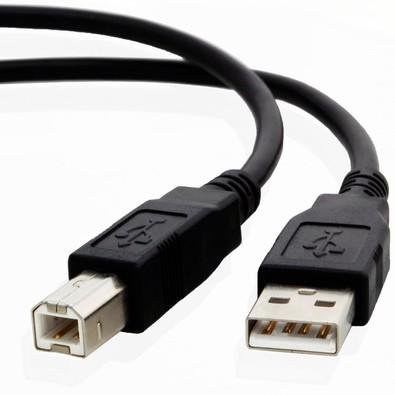 Cabo USB A 2.0 para USB B MD9, para Impressora, 1.8 Metros - 5236