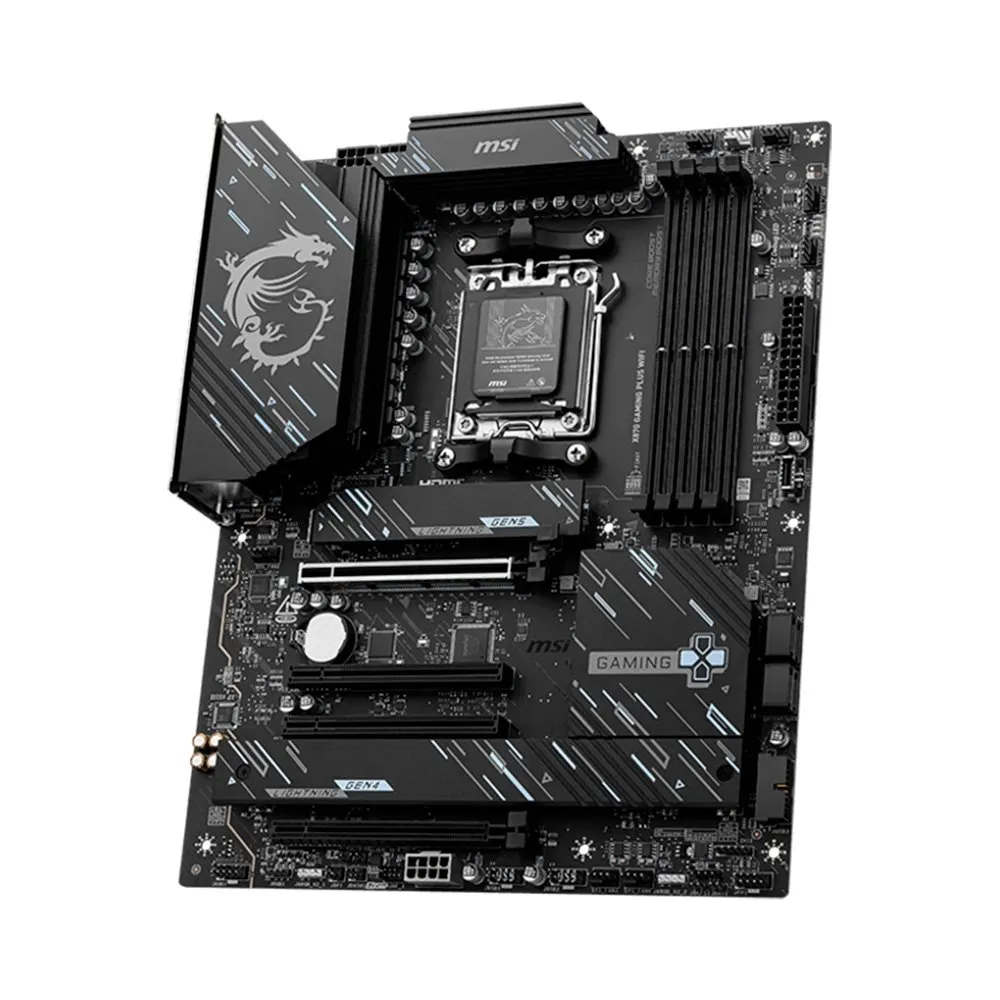 Placa-Mãe MSI X870 GAMING PLUS WIFI, AMD, AM5, ATX, DDR5, Wi-Fi - X870GAMINGPLUSWIFI