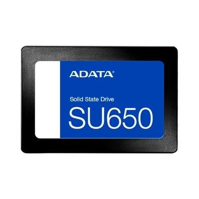 "SSD Adata SU650, 256GB, SATA III, 2.5"", Leitura: 540MB/s, Gravação: 450MB/s, Preto - ASU650SS-256GT-R"
