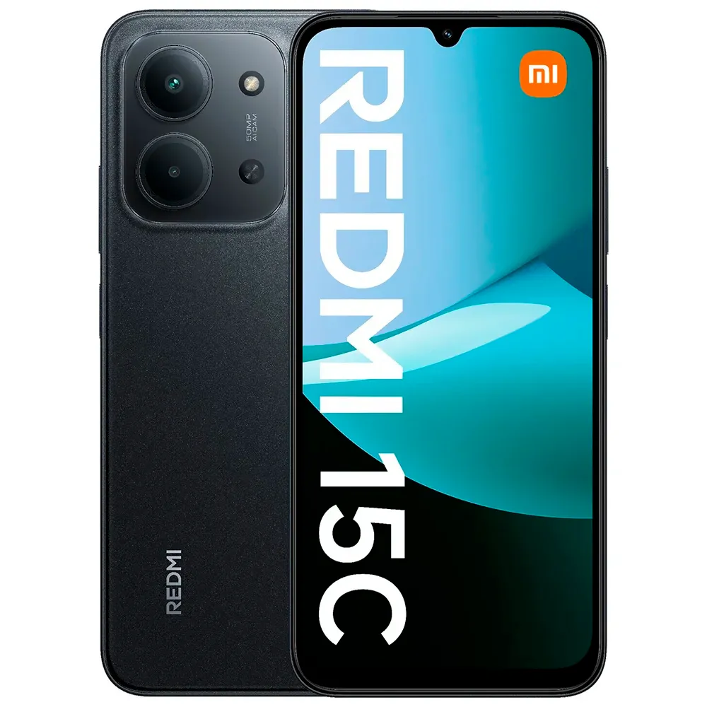 "Celular Xiaomi Redmi 15c Dual Sim De 256gb 4gb Ram De 6.9"" 50mp 8mp - Mindnight Black"