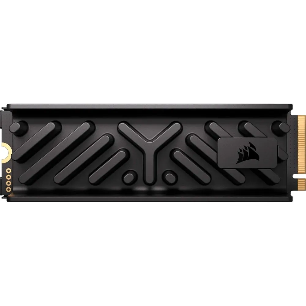 SSD Corsair MP700 ELITE 1TB, with heatsink NVMe PCIe M.2, Leitura até 10.000MB/s, Preto - CSSD-F1000GBMP700EHS