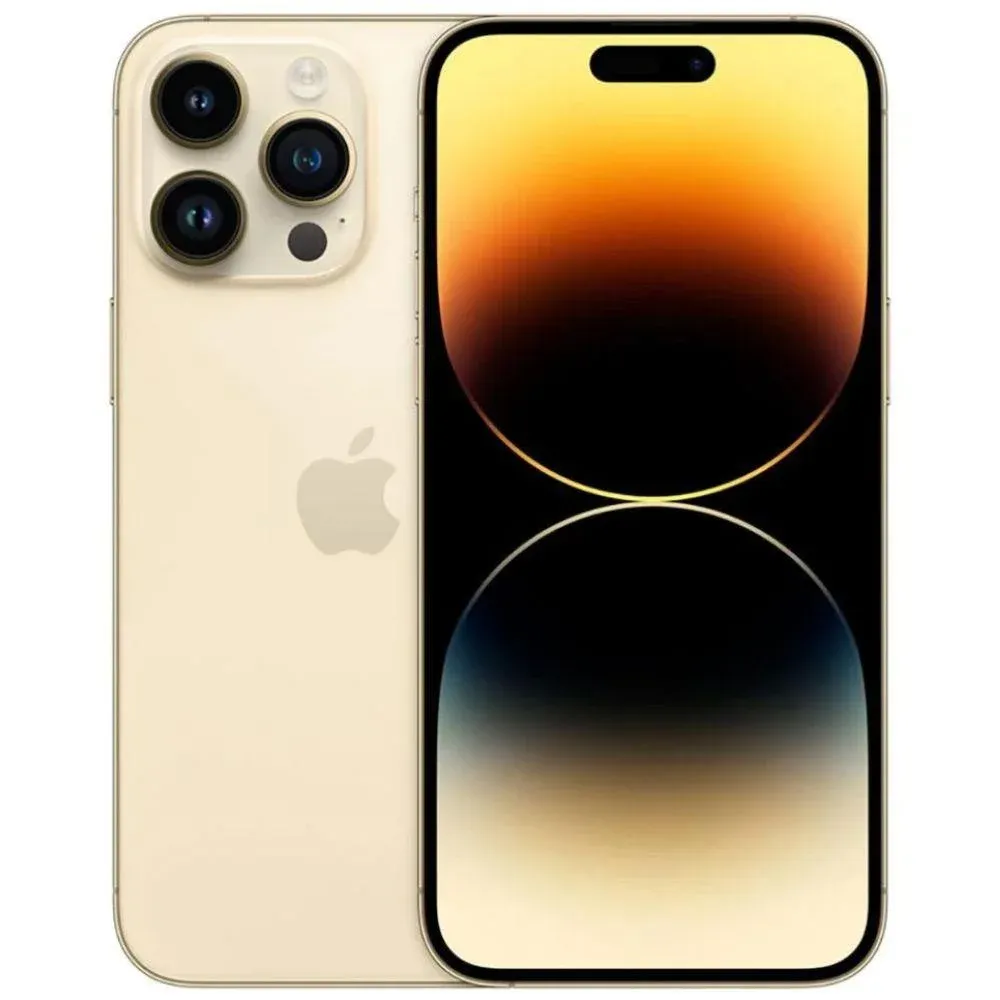 Usado: Iphone 14 Pro, 256GB, Dourado - Excelente