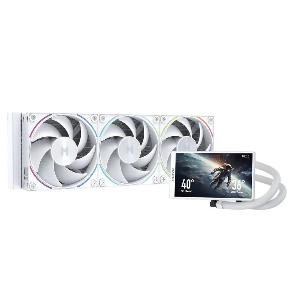 Water Cooler MACH1 POLAR ARGB, 360mm, AMD e Intel, Branco - IRV360WH