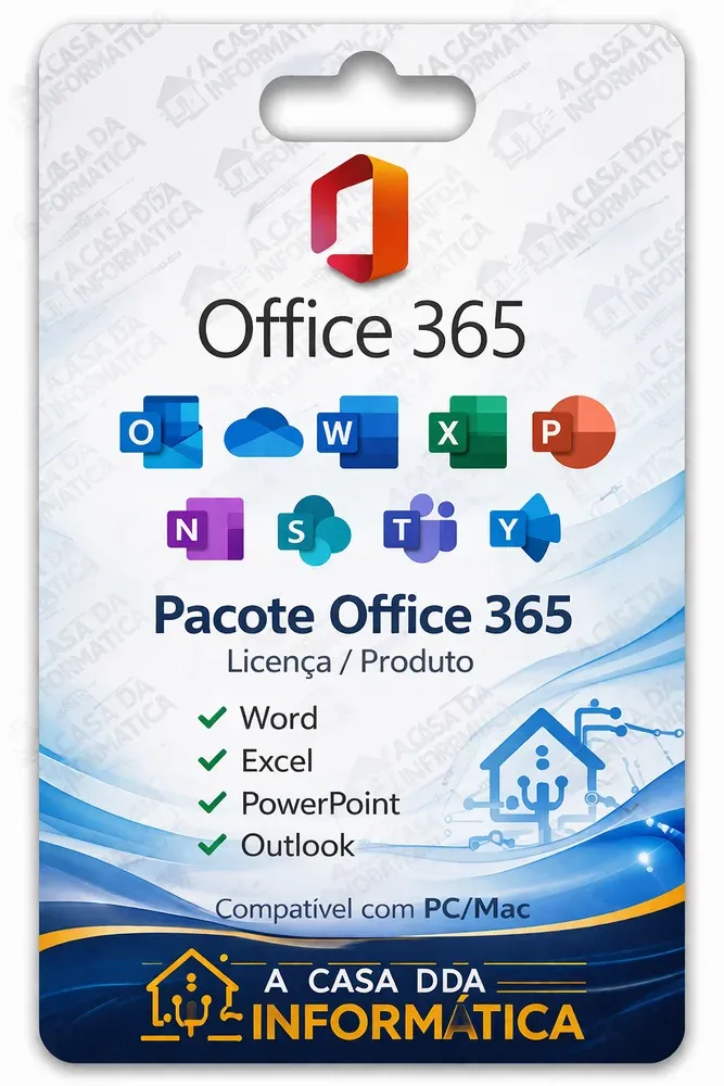 Office 365. Microssoft Office 365, Pacote Office 365, Vitalicio - Envio Imediato